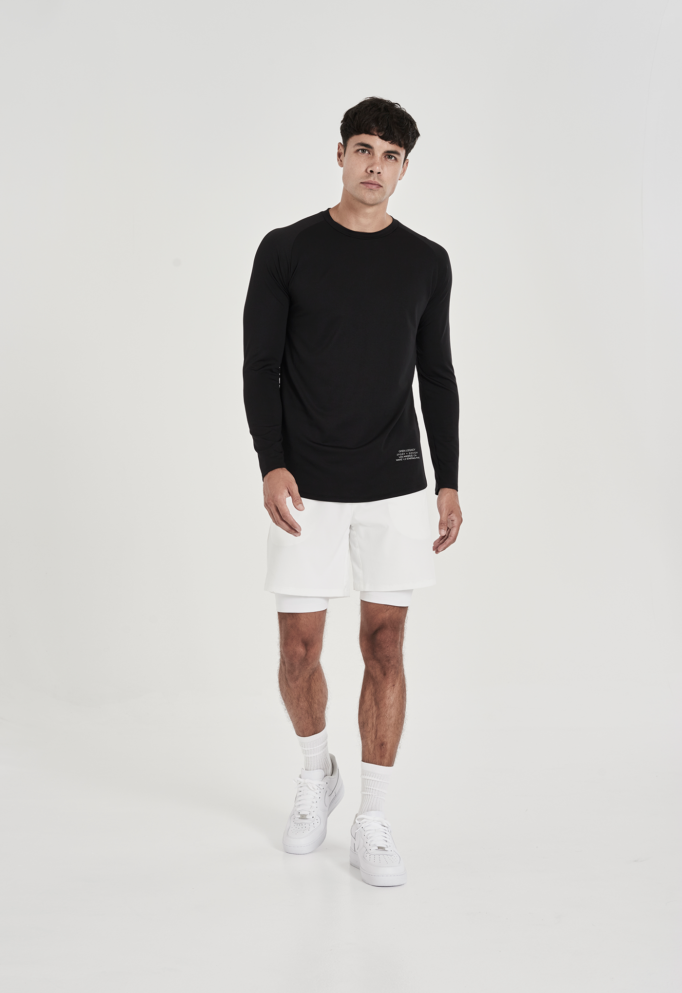 Men's Black Athleisure Shirts Made in Los Angeles, CA
